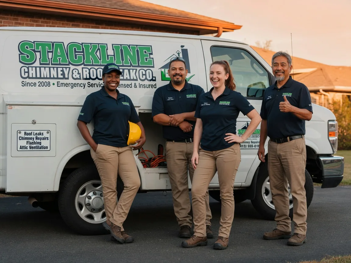 Chimney flashing repair company in Corinth, TX